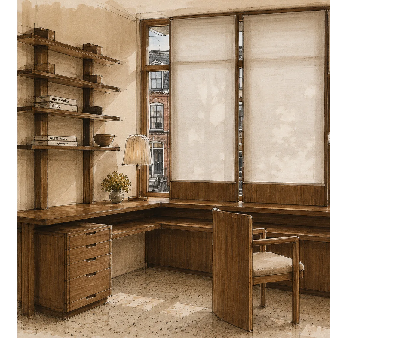 interior design concept of project of Martje Overmeer Interiors in Utrecht
