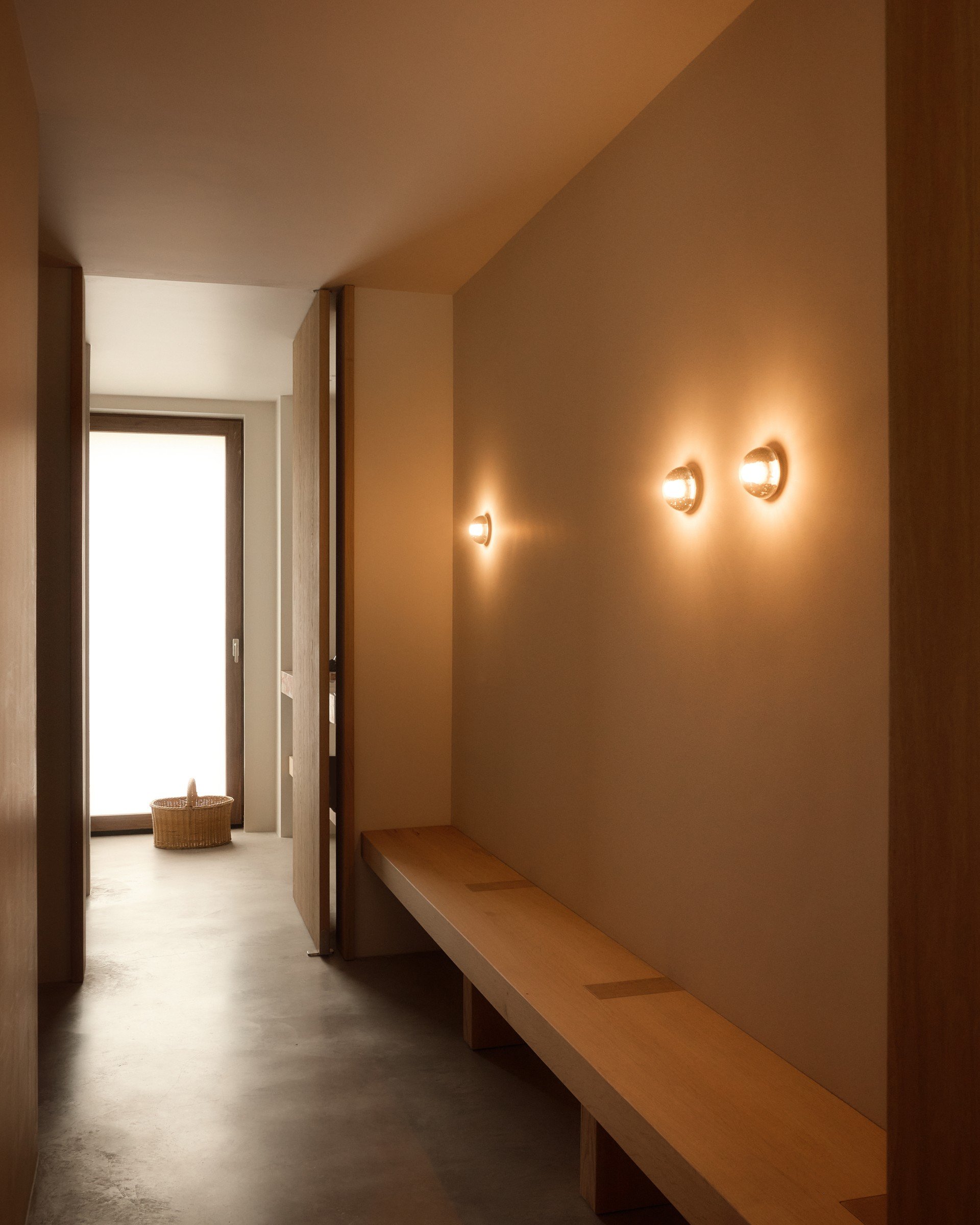 Long sightline through the garden room towards the greenery